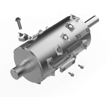 Rotor mit Schneidmesser des Shredder Pros