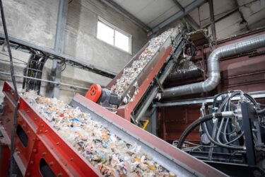 Zerkleinertes Material aus der WEIMA PowerLine 2500