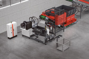 TH 1500 Brikettpresse und WLK 1500 Zerkleinerer