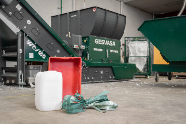WEIMA WLK 1500 shredder for mixed plastics at GESVASA