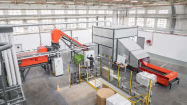 Textile shredding line at Carbios with WEIMA Equipment