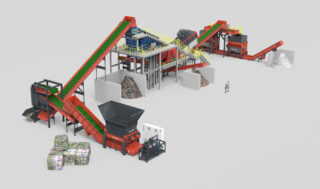 RDF production line with WEIMA shredders, Spaleck and Westeria