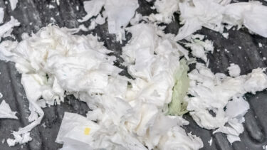 Shredded nappies