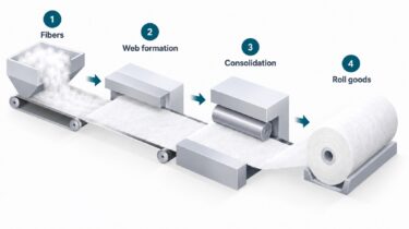 Manufacture of nonwoven fabrics (generated by AI)